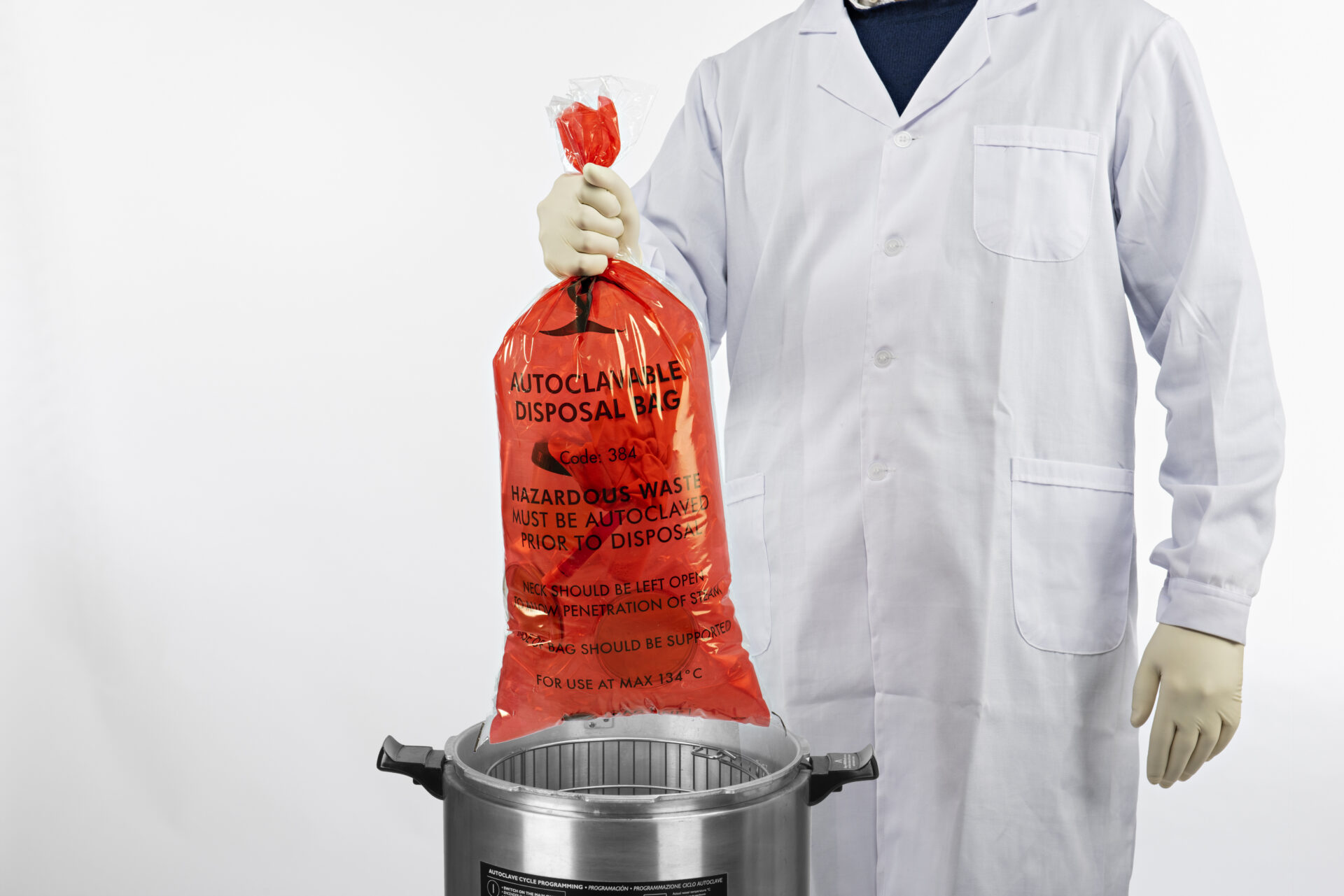 STERIBAG AUTOCLAVABLE DISPOSAL BAG BAG LINE ORUM INTERNATIONAL